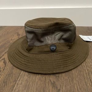 WINDRIVER Men's Mesh Outback Hat, Olive, Size Medium